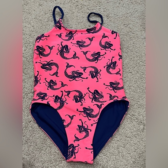 Wonder Nation Mermaid Reversible One Piece Swimsuit -Youth Size XS - Picture 3 of 5
